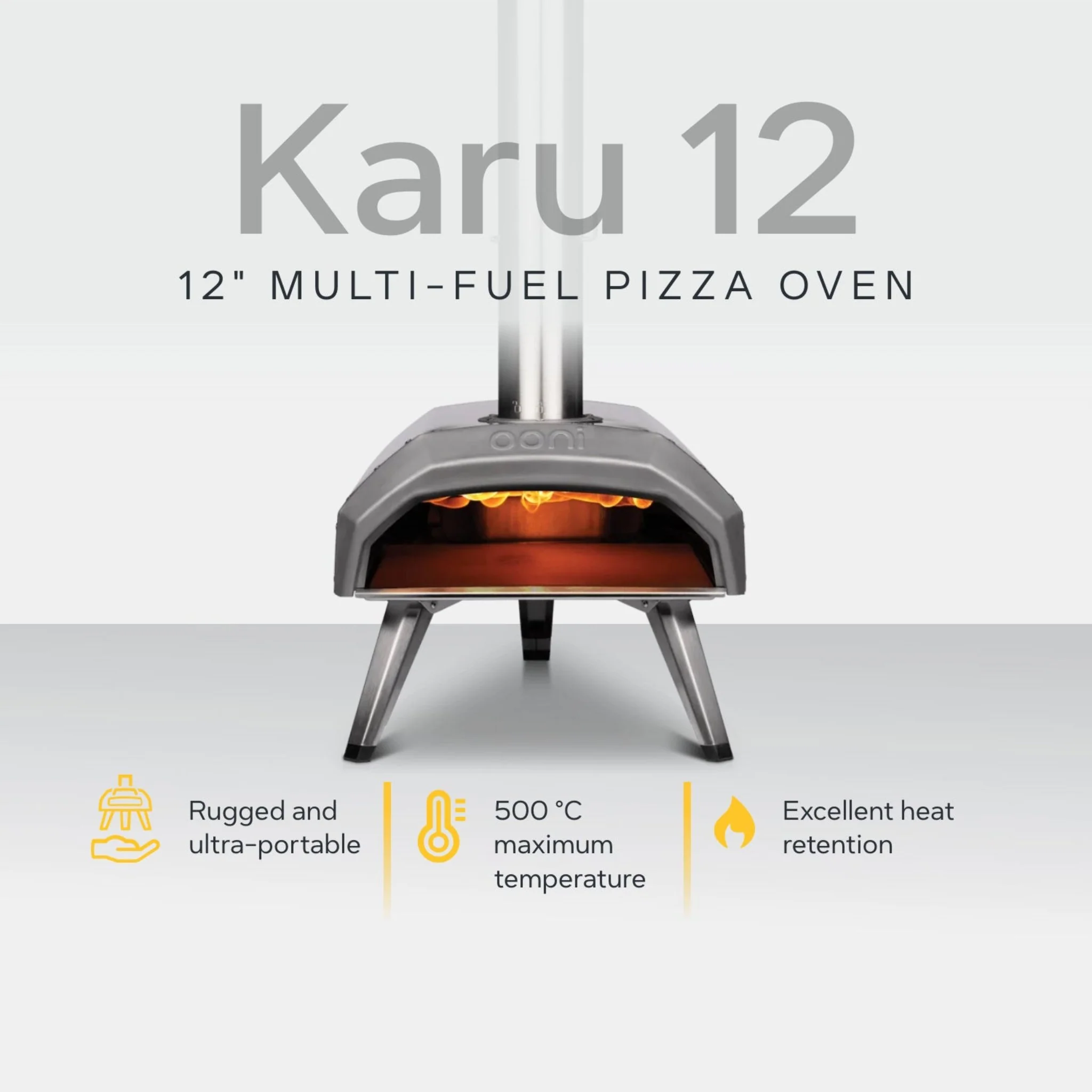 Ooni Karu 12 Multi-Fuel Pizza Oven - Image 7